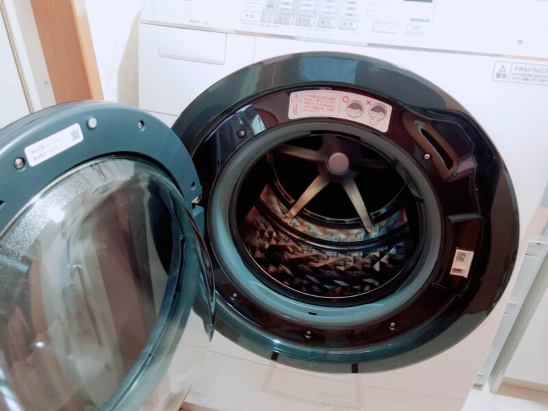 左開きの洗濯乾燥機